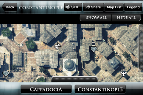 Screenshot Assassin’s Creed Revelations Collectibles Map by Prima Screenshot Assassin’s Creed Revelations Collectibles Map by Prima